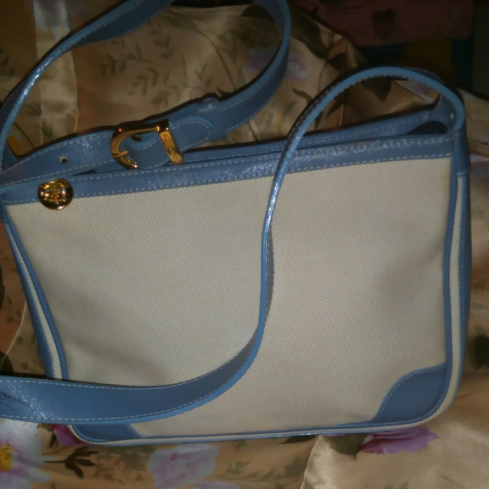 STEEL BLUE "POURCHET" MADE IN PARIS BAG